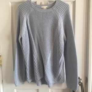 Cozy pastel blue H&M sweater size medium